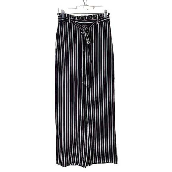 🎉HP 🎉Striped Front Tie Wide Leg Pants - Picture 5 of 8